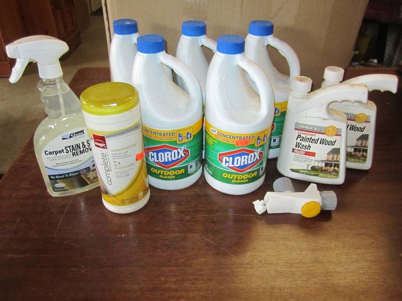 lot 180 image: Lot of 5 Clorox Outdoor Bleach 2 Pa...