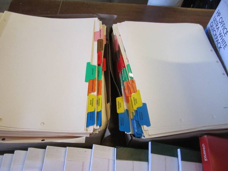 lot 188 image: Lot of officepaper products. Side ...