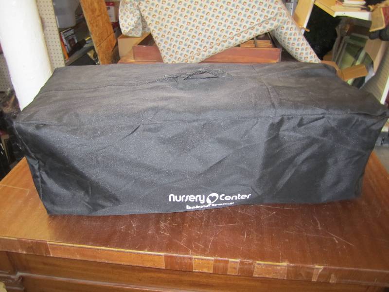 lot 194 image: Portable play pen with carry bag. A...
