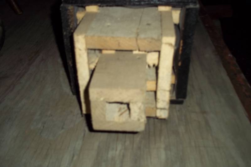 lot 90 image: 8 in x 8 in x 40 in stair pillar