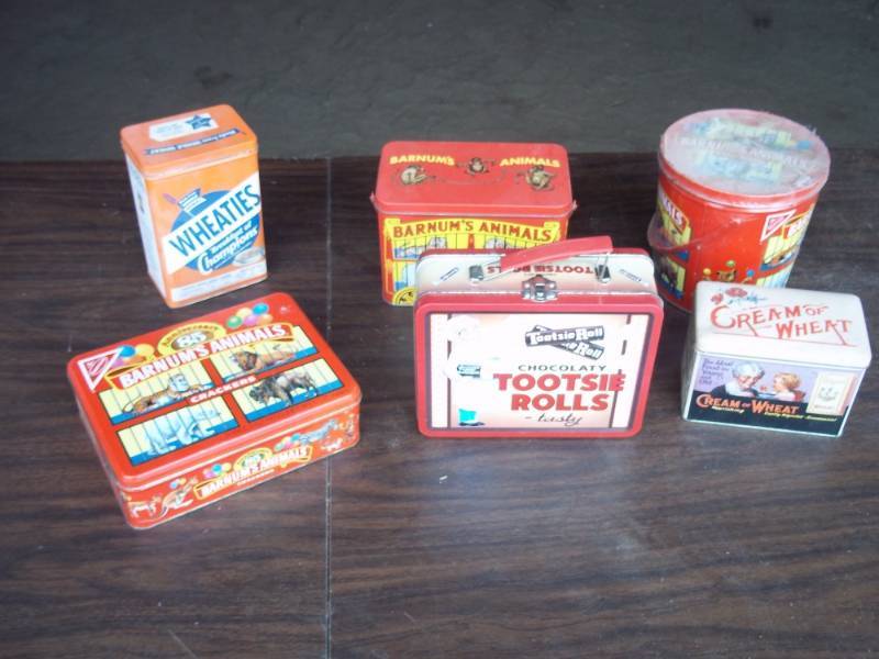 lot 108 image: Lot of Barnum tins
