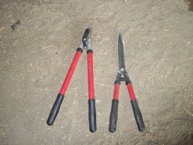 lot 197 image: Pruners and Hedge Trimmer