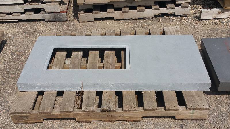 lot 30 image: Rectangle Concrete Table  Bench Top
