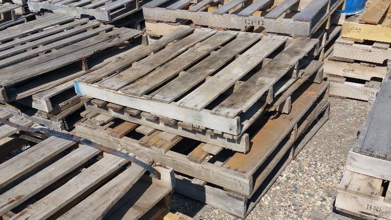 lot 63 image: (4) Four Wood Pallets