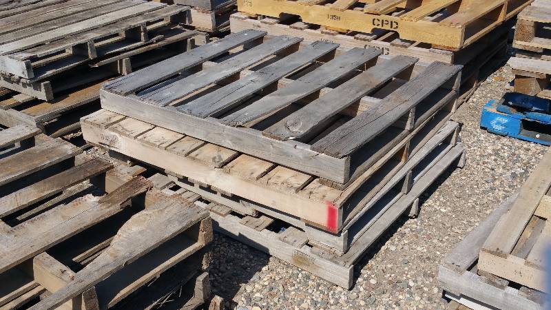 lot 64 image: (4) Four Wood Pallets