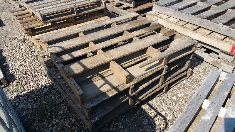 lot 67 image: (4) Four Wood Pallets