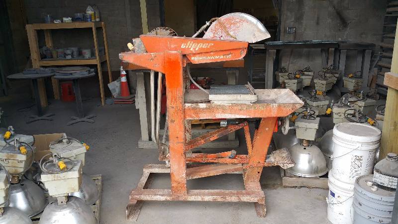 lot 112 image: Norton Clipper Briksawmatic Masonry Saw