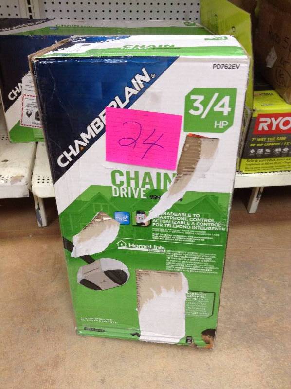 Chamberlain 34 HP MyQ Chain Drive Garage Door Opener open box never used