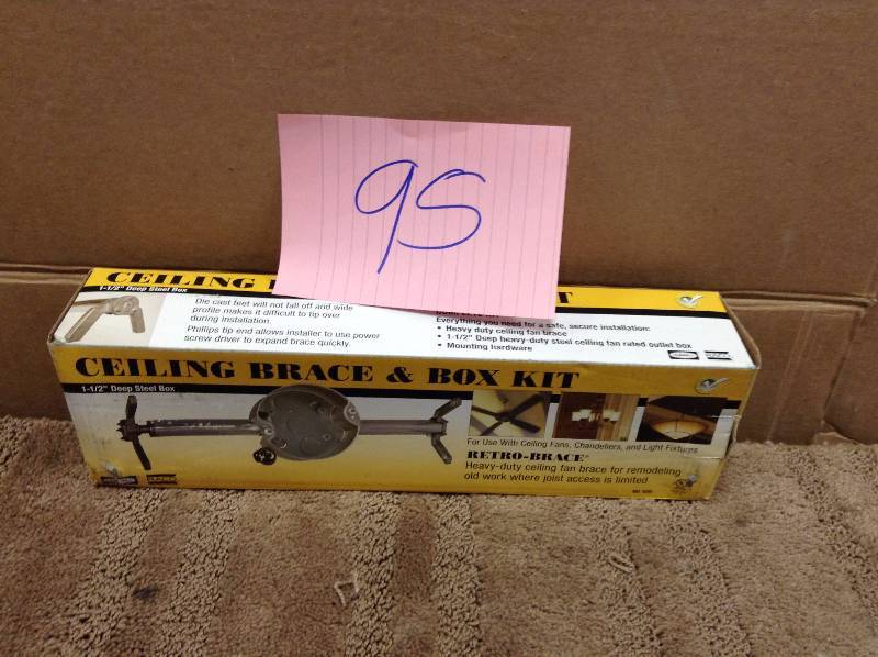 Hubbell 936 Raco Ceiling Fan Box and Support New