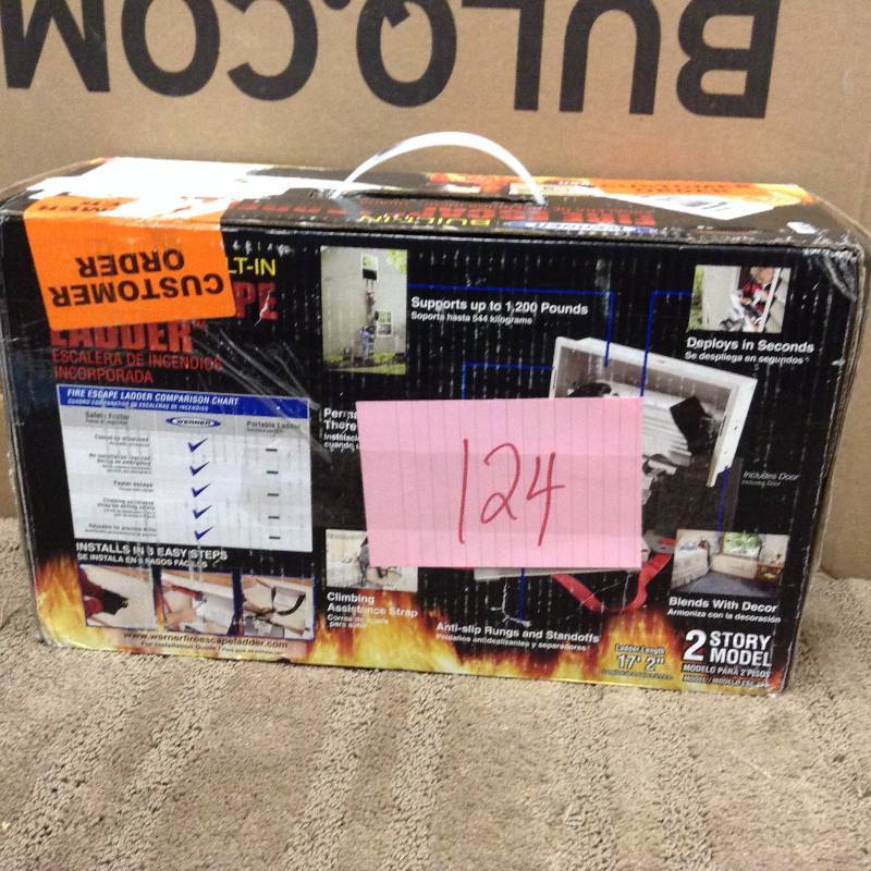 Werner Esc220 Fire Escape Ladder Two Story open box never used