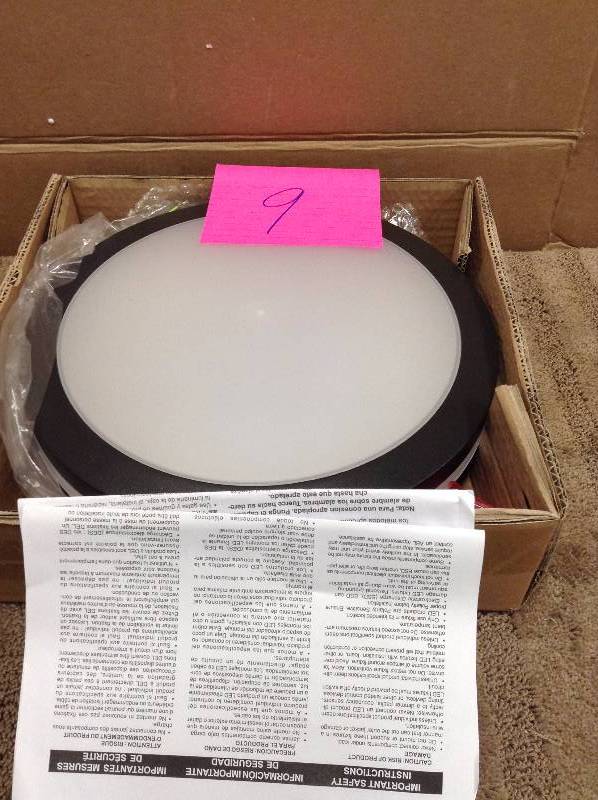 Lithonia OLCFM 15 DDB M4 LED Ceiling light,bronze,17w open box never used