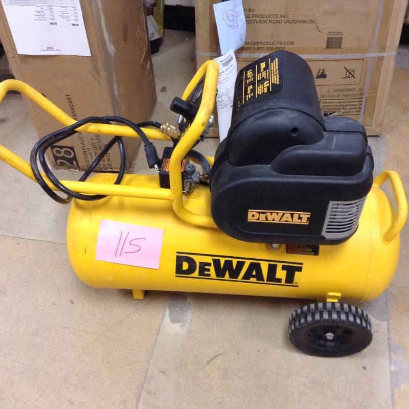 DEWALT 15 Gal. 1.6 HP Continuous 200 PSI Workshop Air Compressor in like new working conditions