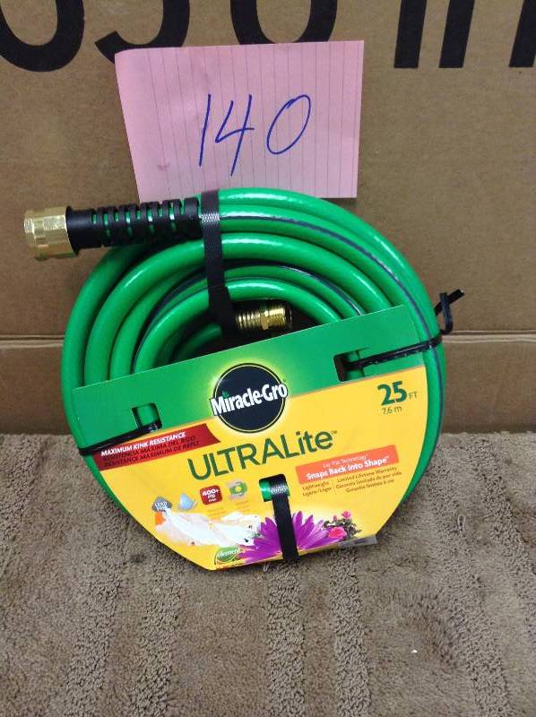 Miracle Gro Ultra Lite Hose, 25-feet New