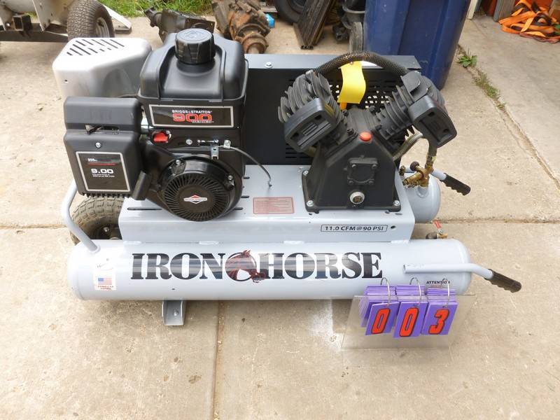 SnS Auctions # 272 Craftsman rider & generator and compressor.