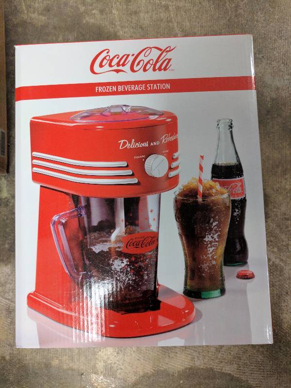 lot 13 image: Nostalgia Coke Frozen Beverage Maker