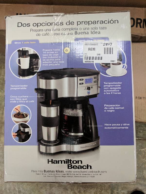 lot 17 image: Hamilton Beach The Scoop 12-Cup 2-Way Brewer