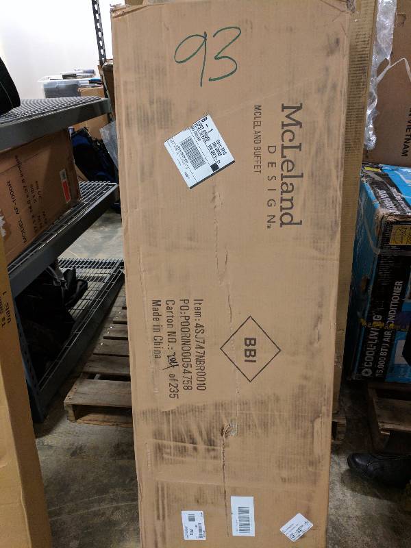 lot 93 image: McLeland Design Wood Buffet - Cherry