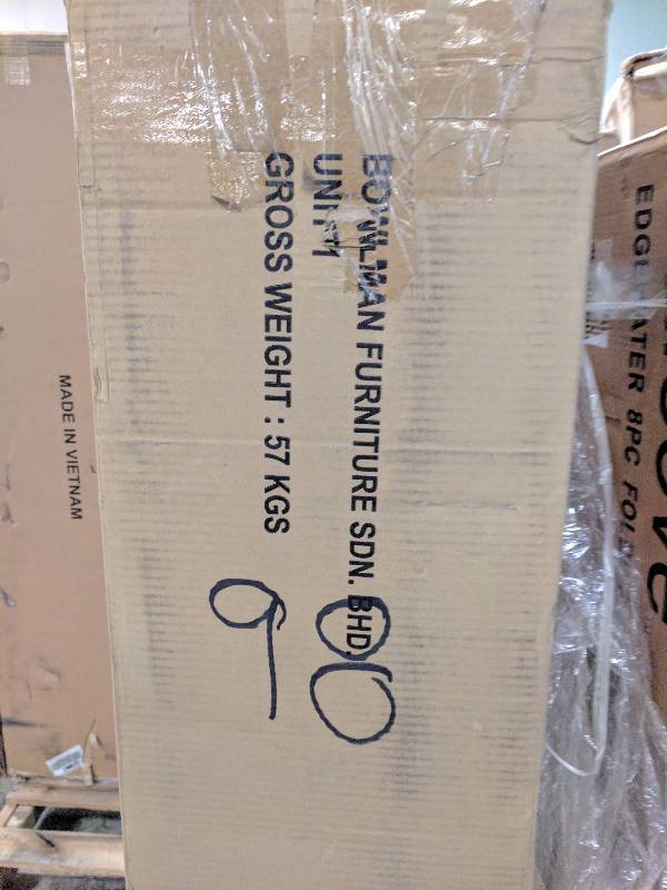 lot 98 image: alcove 5 PC WOOD DINING SET