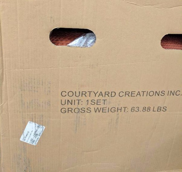 lot 105 image: alcove Nantucket 3-Pc. Patio Set with Rocker Chairs