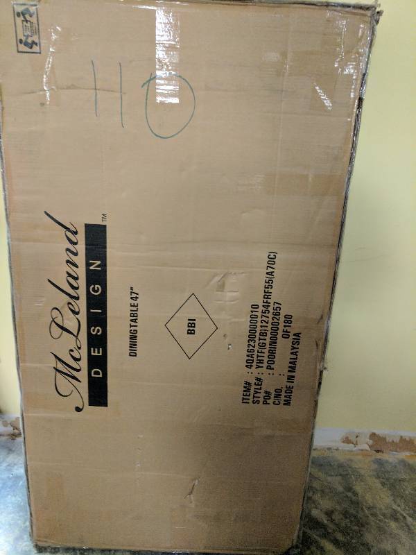 lot 110 image: McLeland Design 47 Dining Table - Walnut