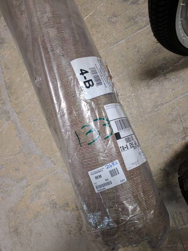 lot 133 image: Superior Modern Afton Acid Wash 8 x 10 Area Rug - Auburn