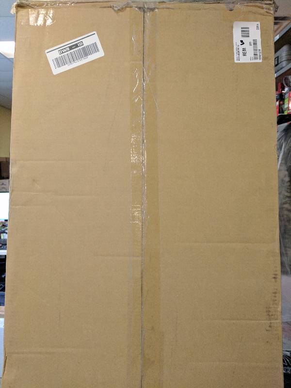 lot 3 image: alcove 3-Panel Folding Room Divider - Black