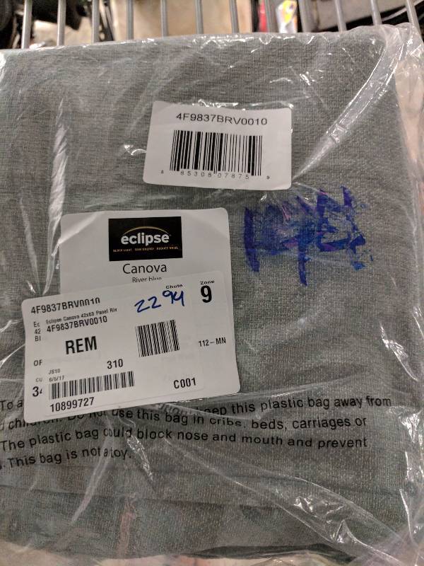 lot 144 image: 2 Eclipse Canova 42 x 63 Panel - River Blue