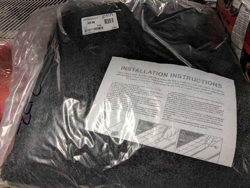 lot 202 image: alcove 5x6 Everyday Rug Rich Black