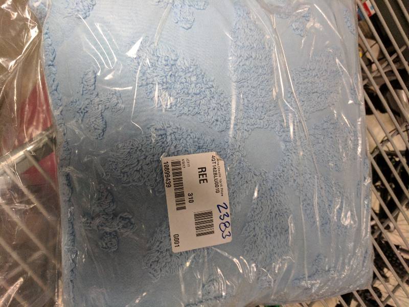 lot 181 image: Sabrina Chenille 16 Pillow - Blue