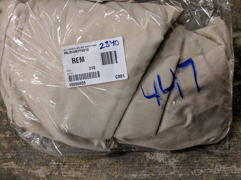 lot 447 image: Alcove Caemen 5-Pc. Window Set 52 x 84 - Taupe