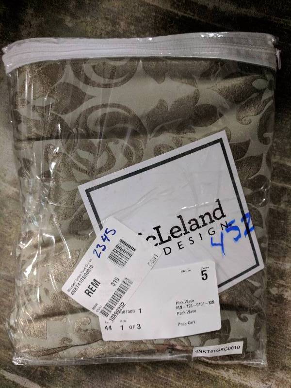 lot 452 image: McLeland Design Sutton 52 x 63 Blackout Panel - Sage