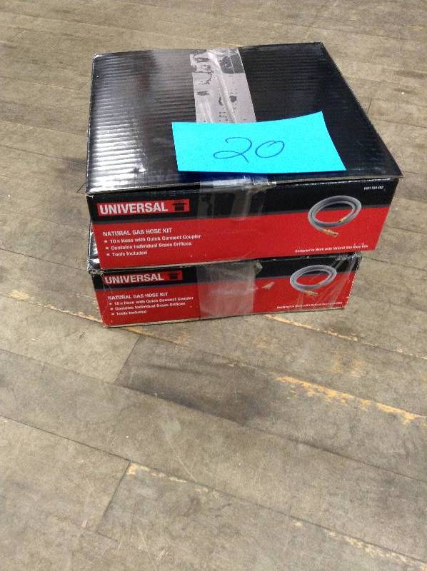 Set of 2 Natural Gas Hose Kit Model#  710-0007 New