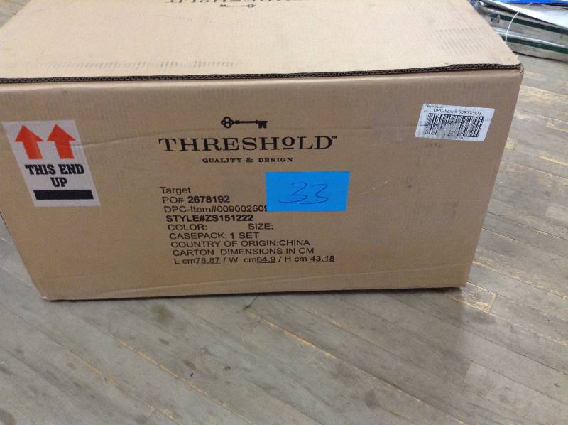Box of 2 threshold Targer patio chairs New