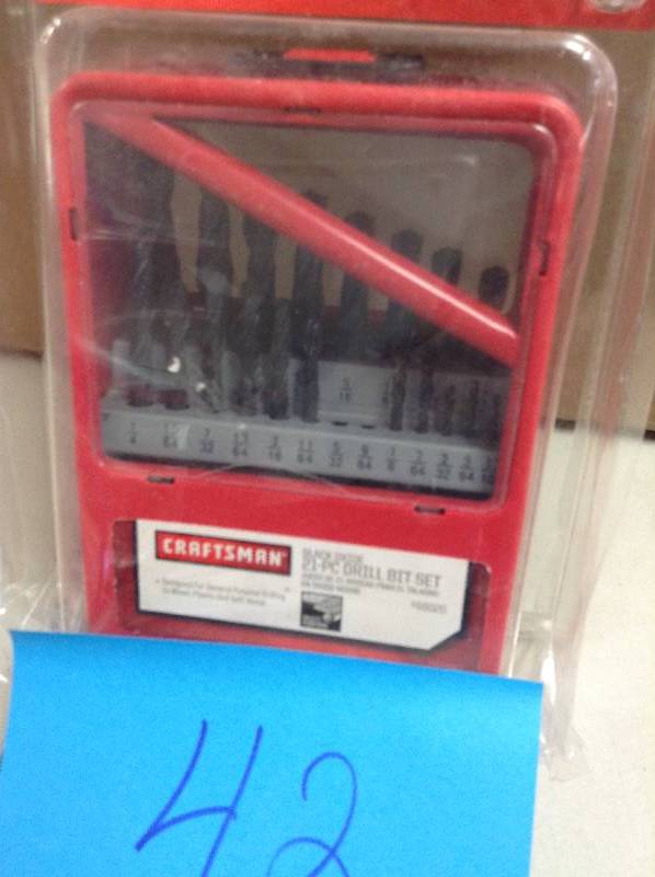 CRAFTSMAN 18 PC. BLACK OXIDE POINT DRILL BIT SET