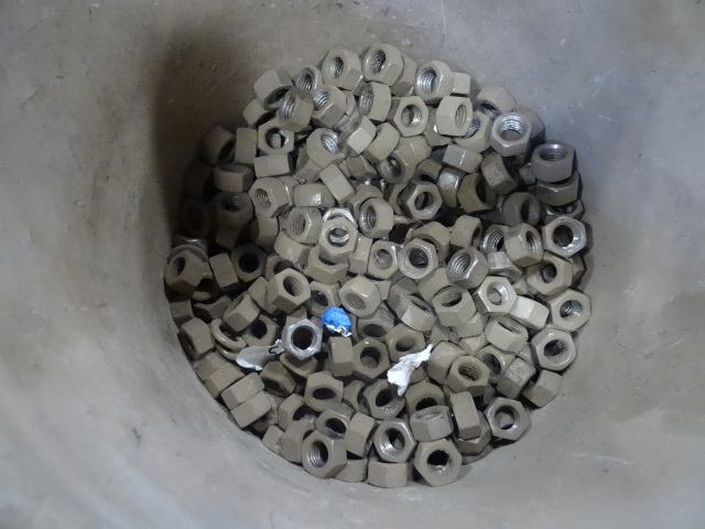 12 of a 5 gallon bucket of stainle...