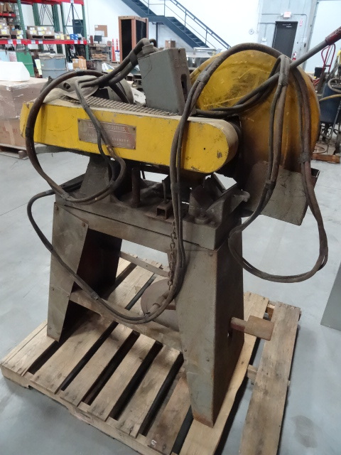 Large abrasive cut off saw on stand...
