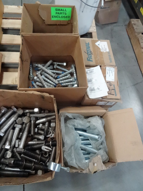 7 boxes of mostly new bolts. Variou...