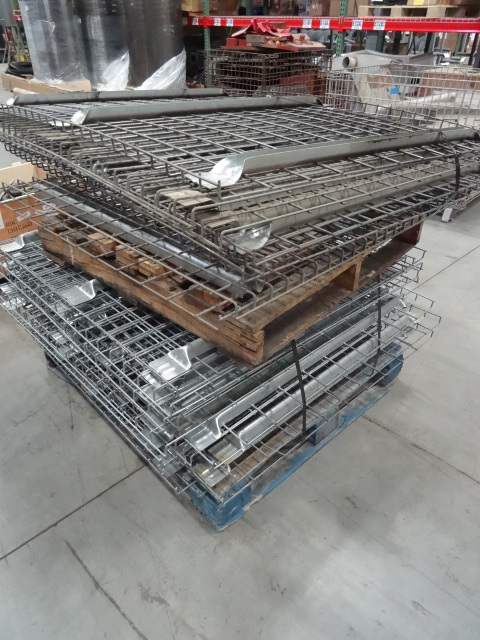 Pallet rack grates. 52 x 43. Qty 8....