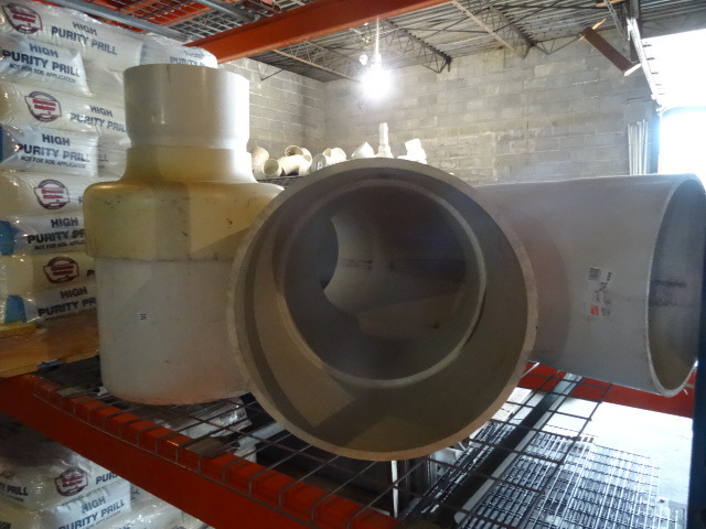18 ID PVC pipe. One Y and 1 reduce...