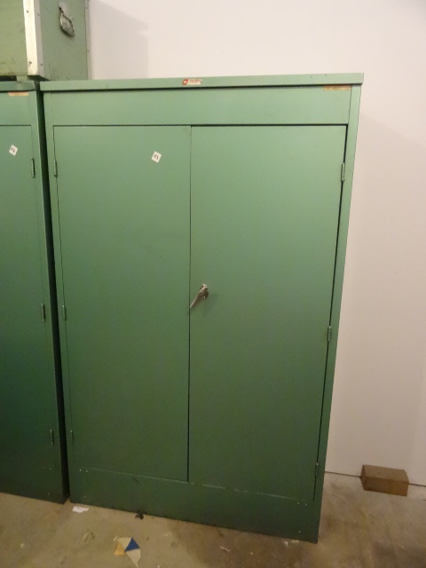 2 door Hamilton metal cabinet. 45 x...