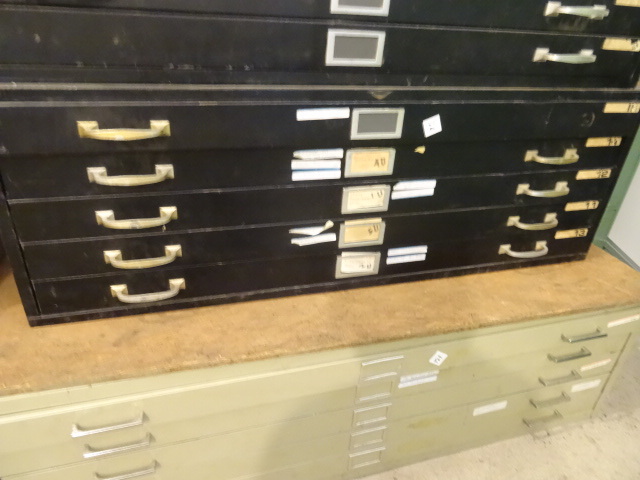 5 drawer metal plan file. 46 x 35 x...