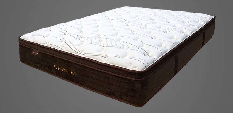 lot 16 image: New American Star Queen Size Crystal Mattress  Box Spring Set - Retail $ 1799.99 - 15 Year Manufacturer Warranty