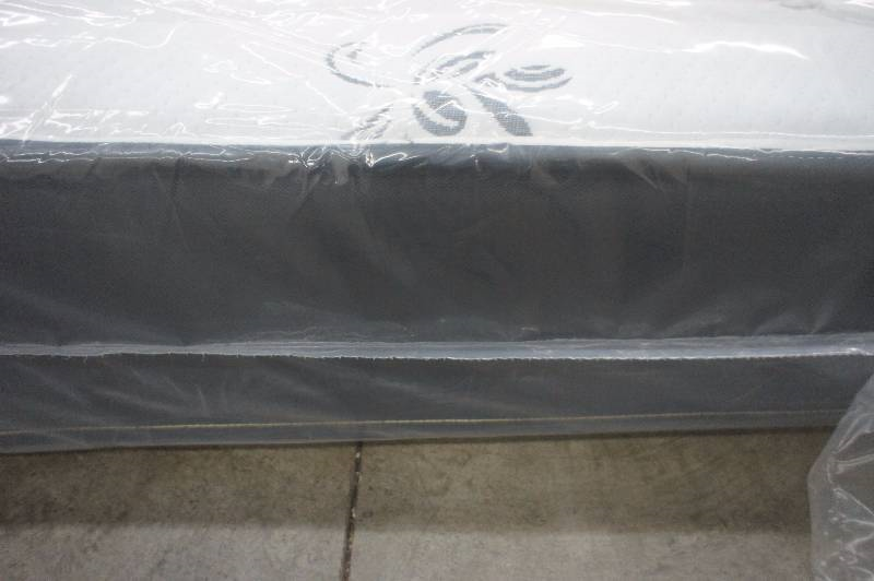lot 18 image: New - Twin Size - Blue Moon - Mattress  Box Spring Set - MSRP $ 999.99