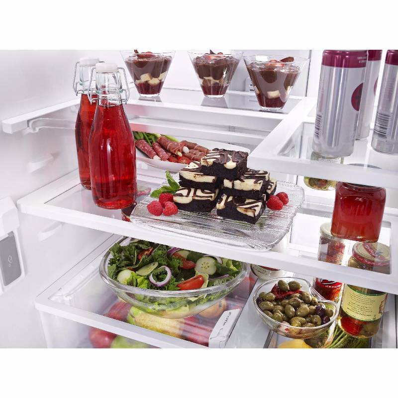 lot 11 image: Brand New- KitchenAid Model (KFFS20EYWH) 20 cu. ft. French Door with Internal Dispenser - White Color