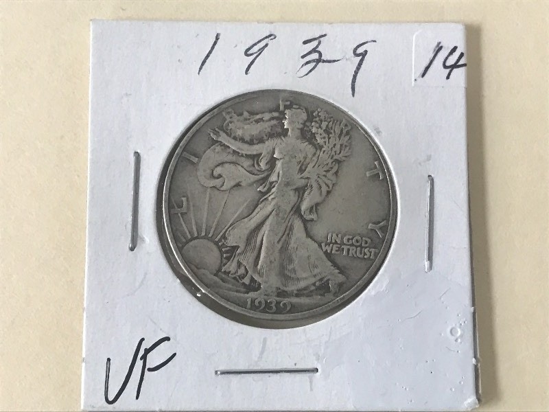 1939 Walking Liberty Half Dollar...