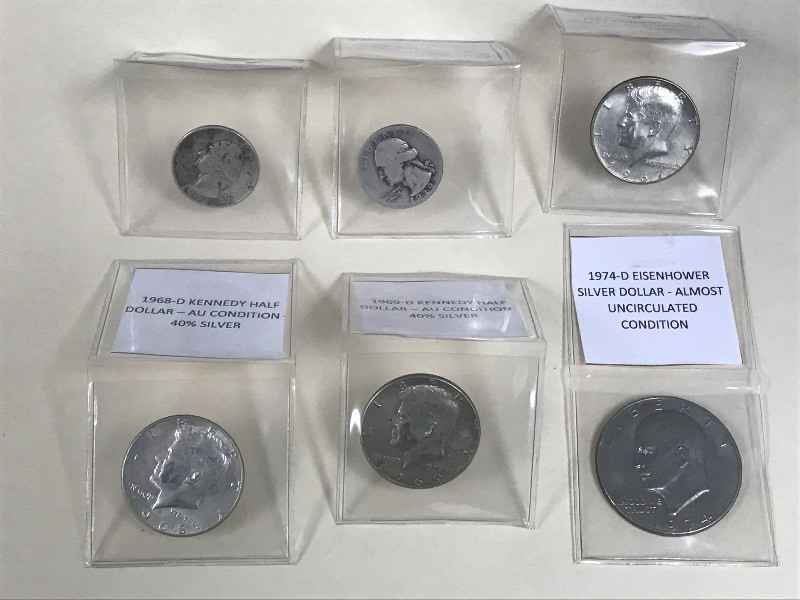 Lot Of 1942 & 1939 Washington Quar...