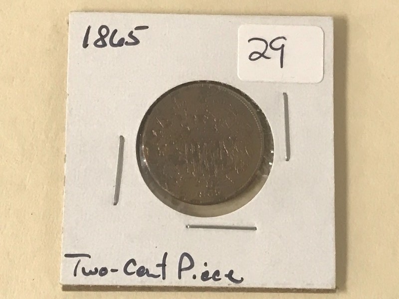 1865 Two-Cent Piece ...