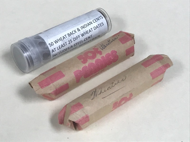 (2) Fulls Rolls Of Wheat Cents & (1...