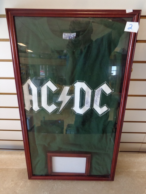 lot 2 image: Autographed ACDC T-shirt