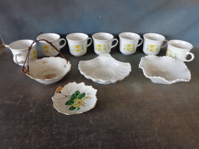 lot 67 image: Coffee Cups and Candy Dishes